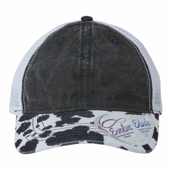 Women's Printed Visor with Mesh Back Cap Thumbnail